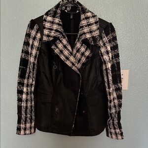 White House Black Market Black and White blazer Jacket